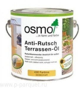 Масло osmo для покраски террас с антискользящим эффектом 430 Anti-Rutsch Terrassen-l 125мл