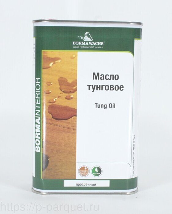 Тунговое масло Tung oil Borma 5л